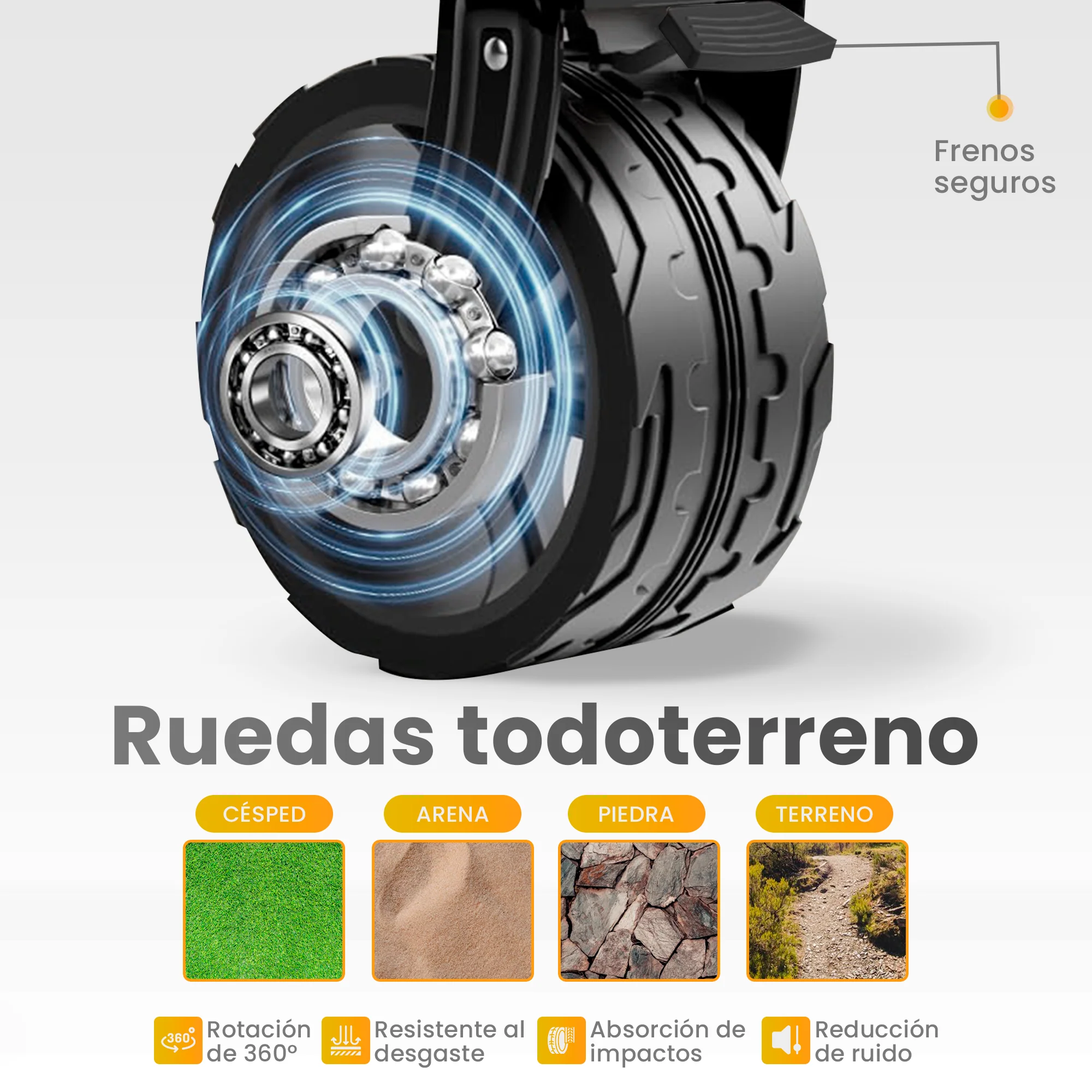 Carro de Compra Plegable Resistente y de Gran Capacidad