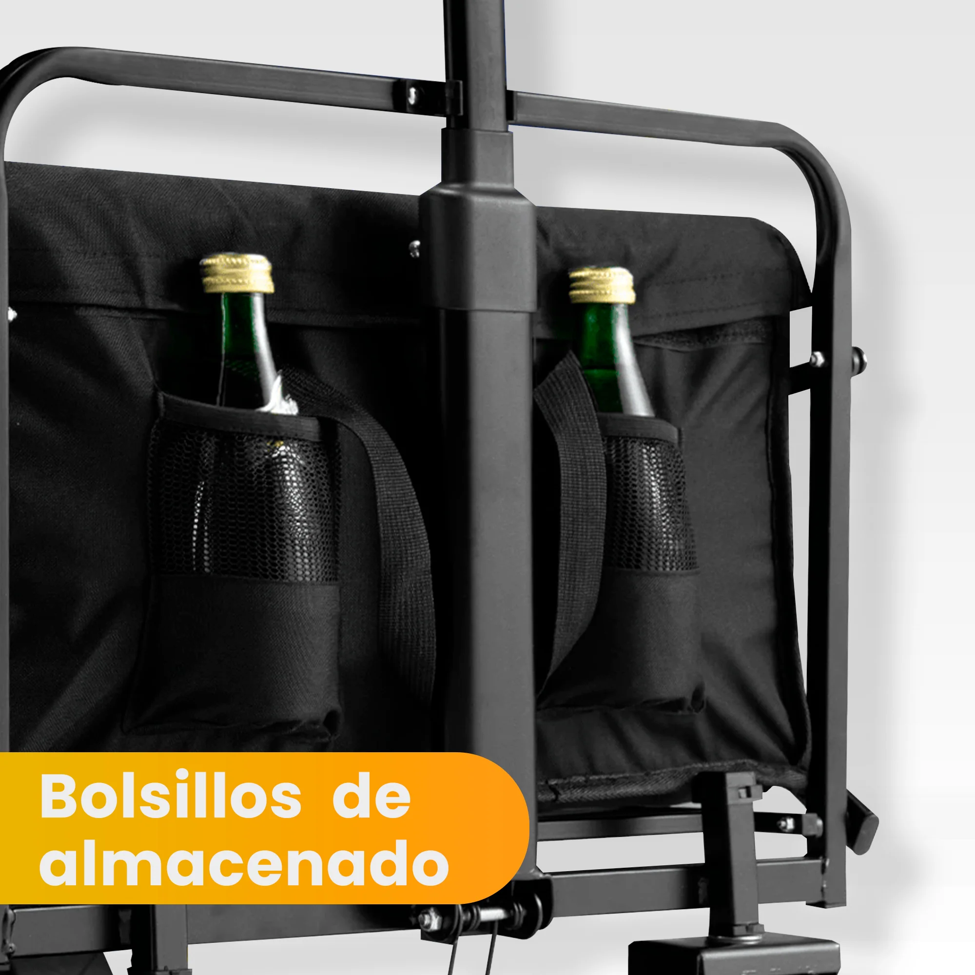 Carro de Compra Plegable Resistente y de Gran Capacidad